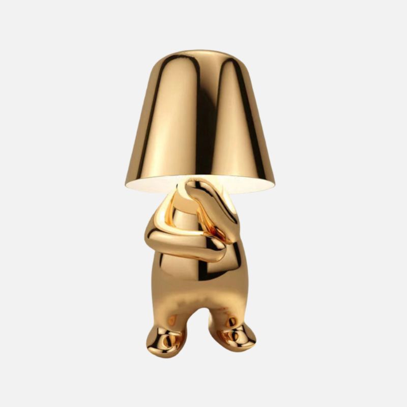 Gouden Tafellamp – Draadloos, Oplaadbaar, Modern Design