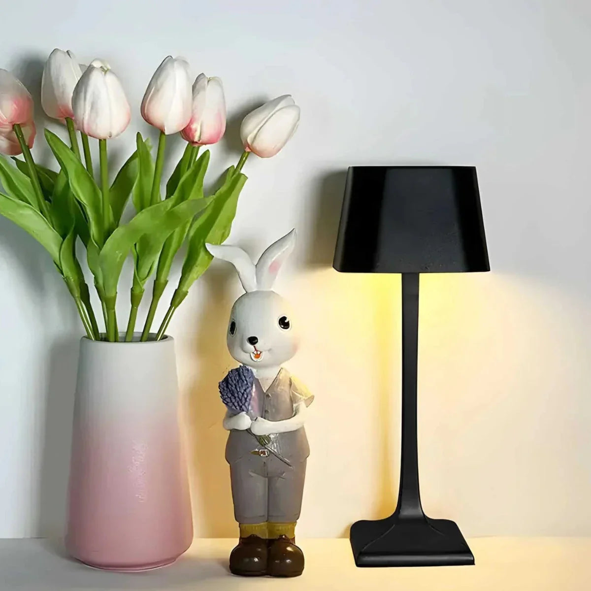 Variant image for Draadloze Oplaadbare Tafellamp met Dimbare Helderheid – Waterbestendig Aluminium Design voor Binnen en Buiten-3