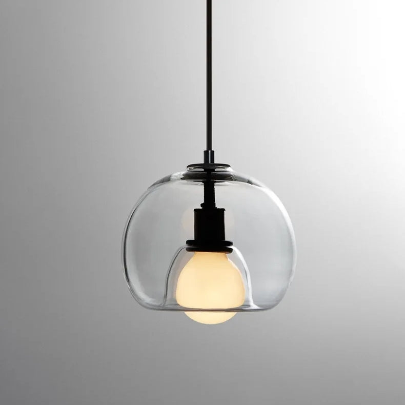 Variant image for Handgeblazen Glazen Hanglamp met Orb Design – D25cm en D80cm-7